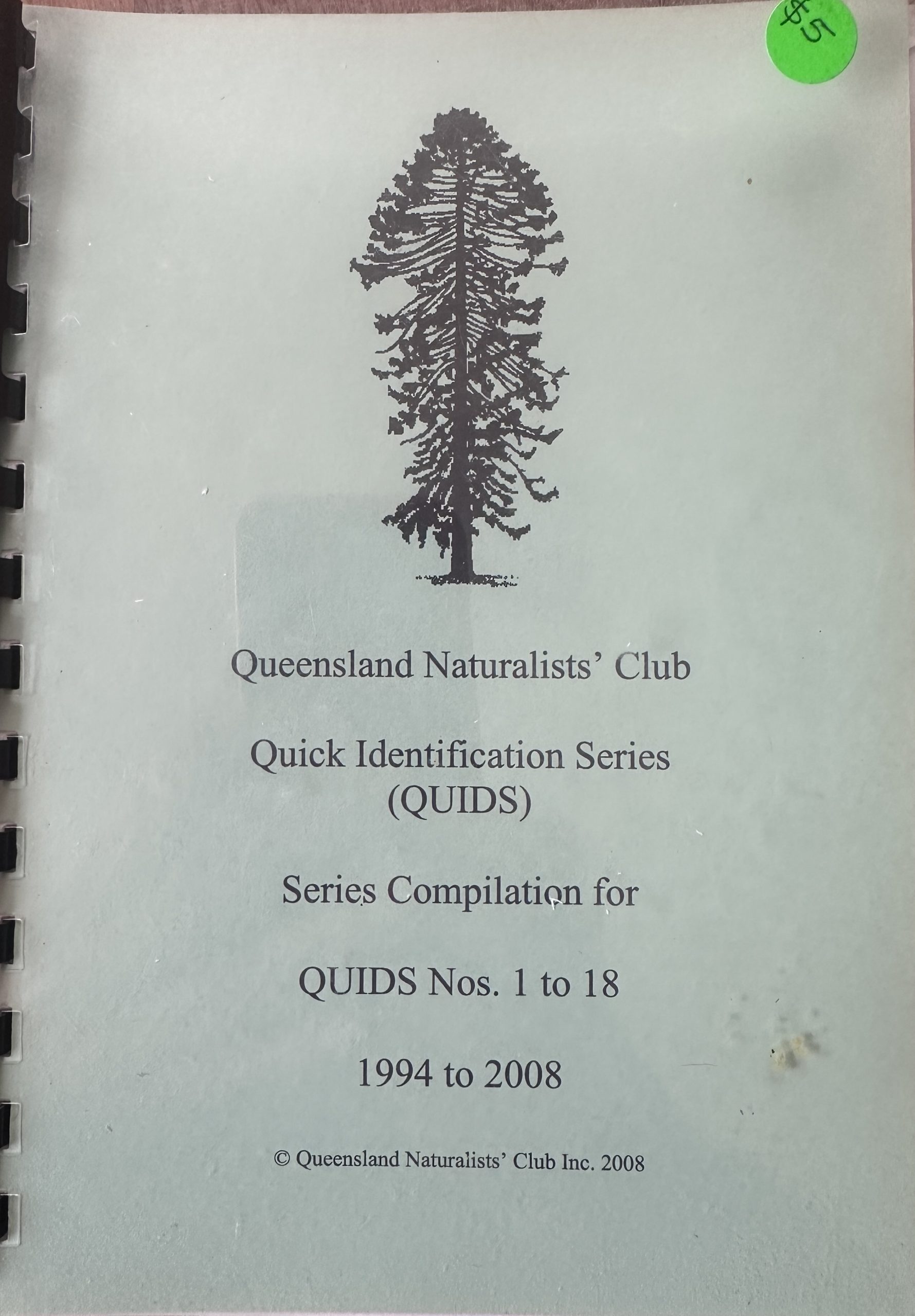 Queensland Naturalists' - Quick Identification Series (QUIDS) (Medium Shipping Applies)